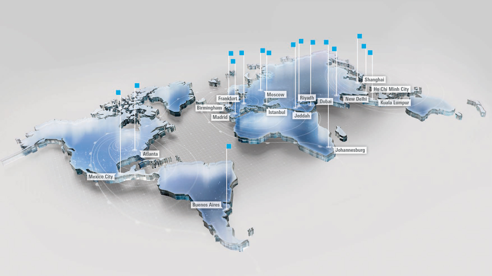 Automechanika Worldwide Map